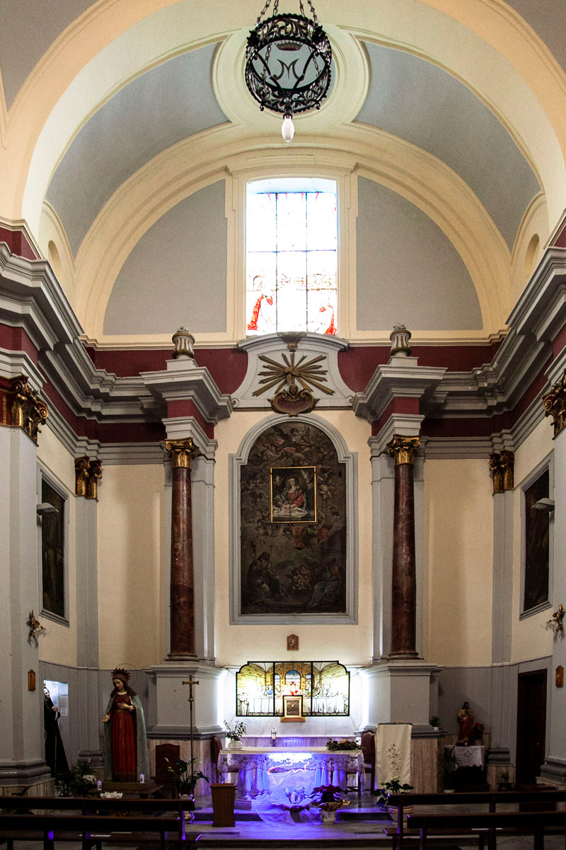 Interni della chiesa di San Panfilo