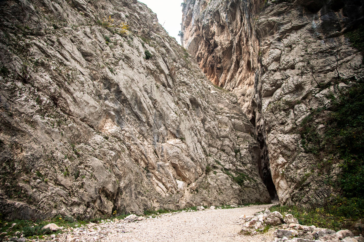 Visita tra le pareti rocciose delle gole di San Martino