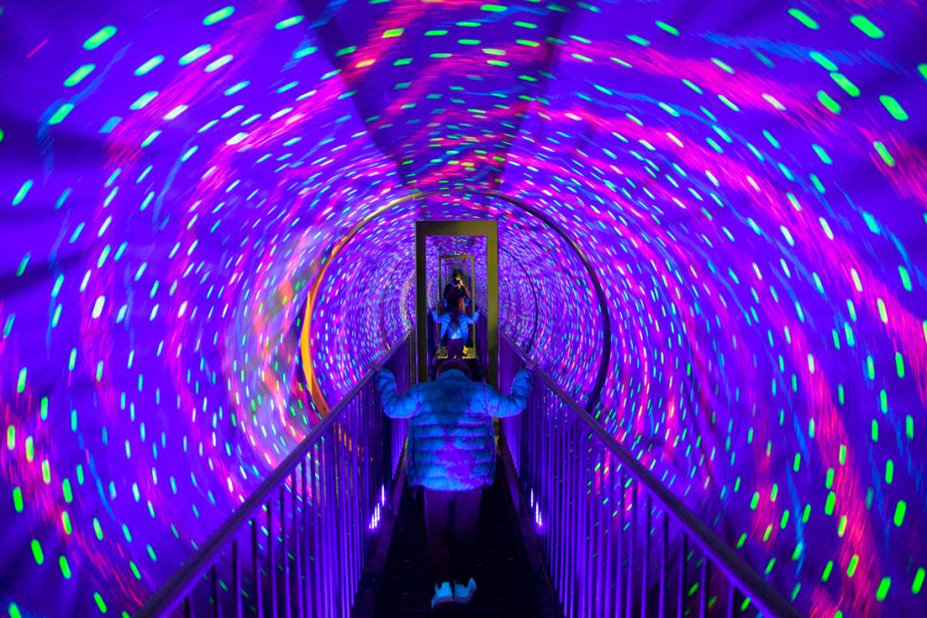 Vortex Tunnel nel museo delle Illusioni di Milano