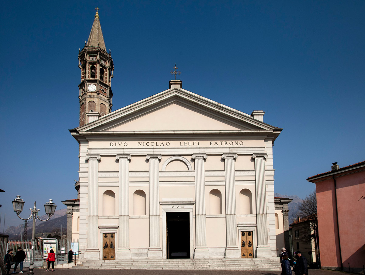 Facciata della basilica di San Nicolò a Lecco