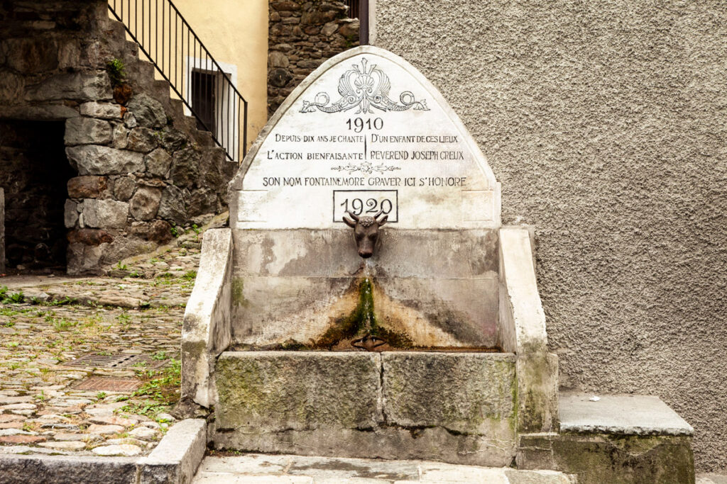 Fontana di Joseph Creux - Fontainemore