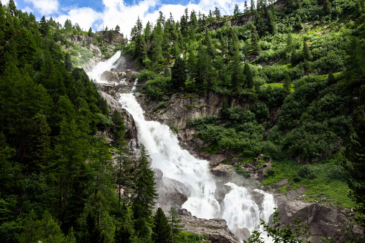Cascate del Rutor in Valle d'Aosta