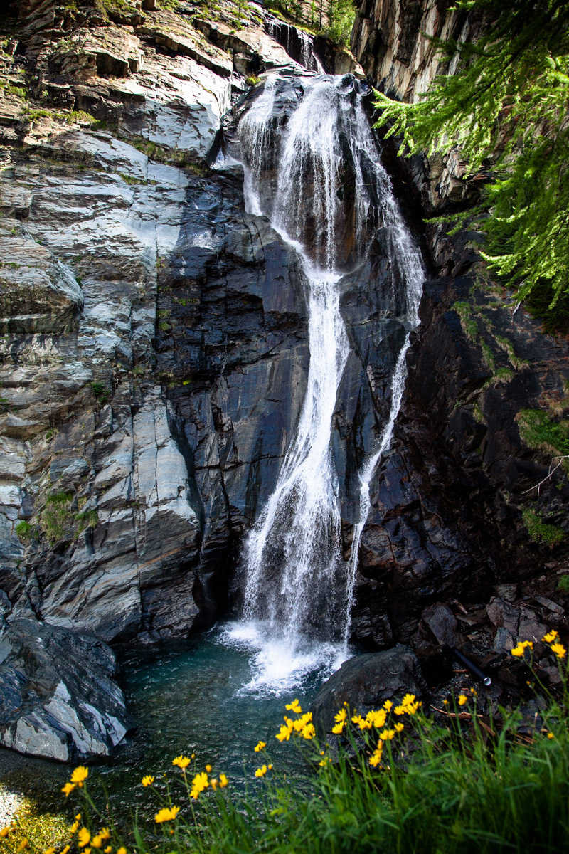 Il terzo salto delle cascate di Lillaz - Cascata Biolet