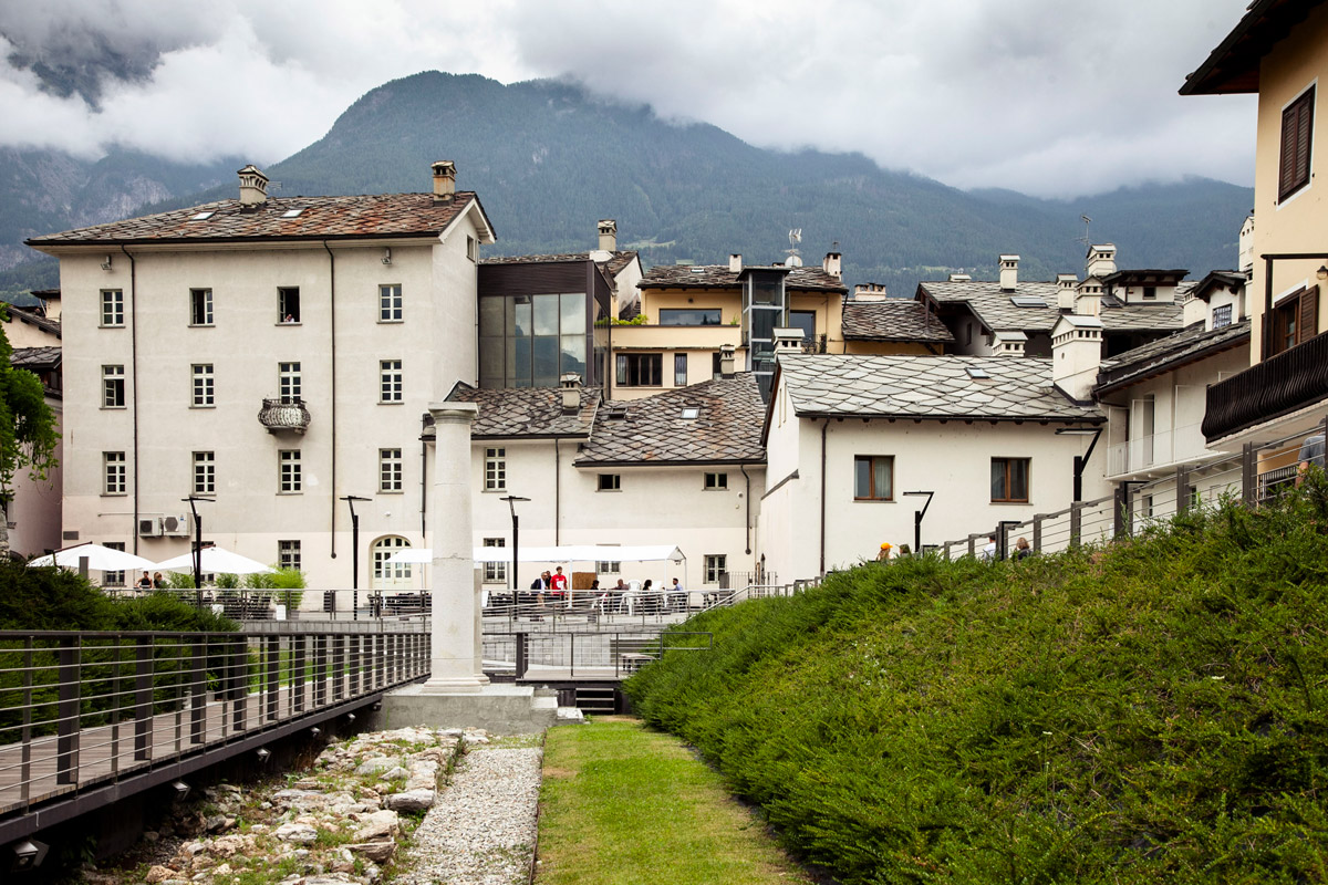 Il vecchio foro romano di Aosta