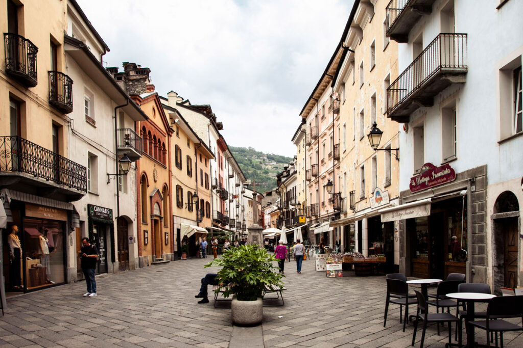 Via Croix de Ville ad Aosta