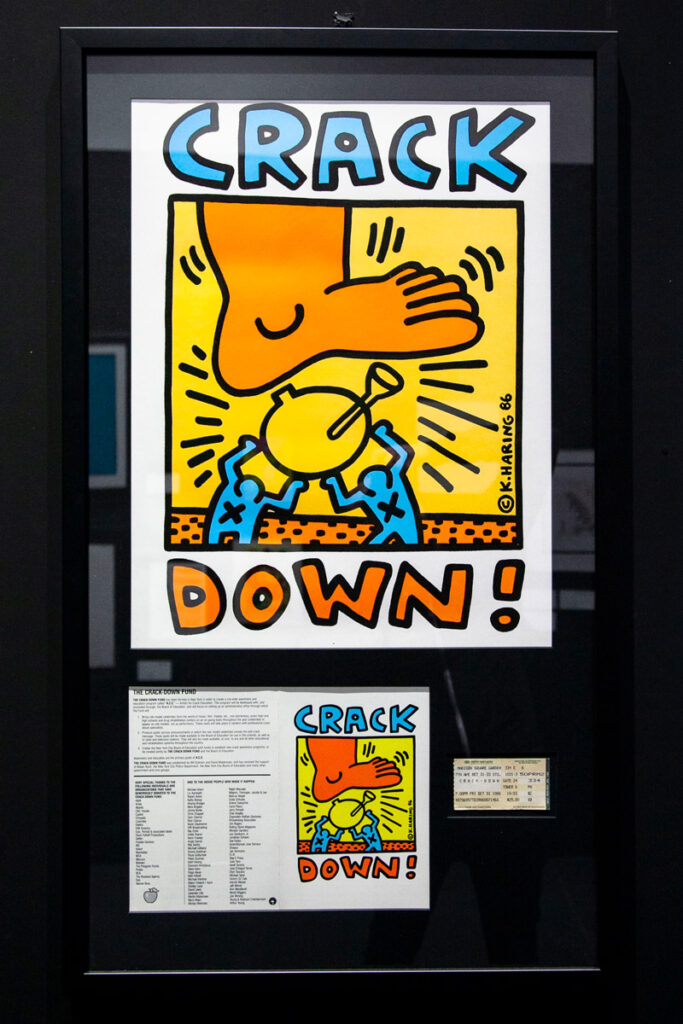 Crack Down - Opera di Keith Haring contro il consumo di Crack - 1986
