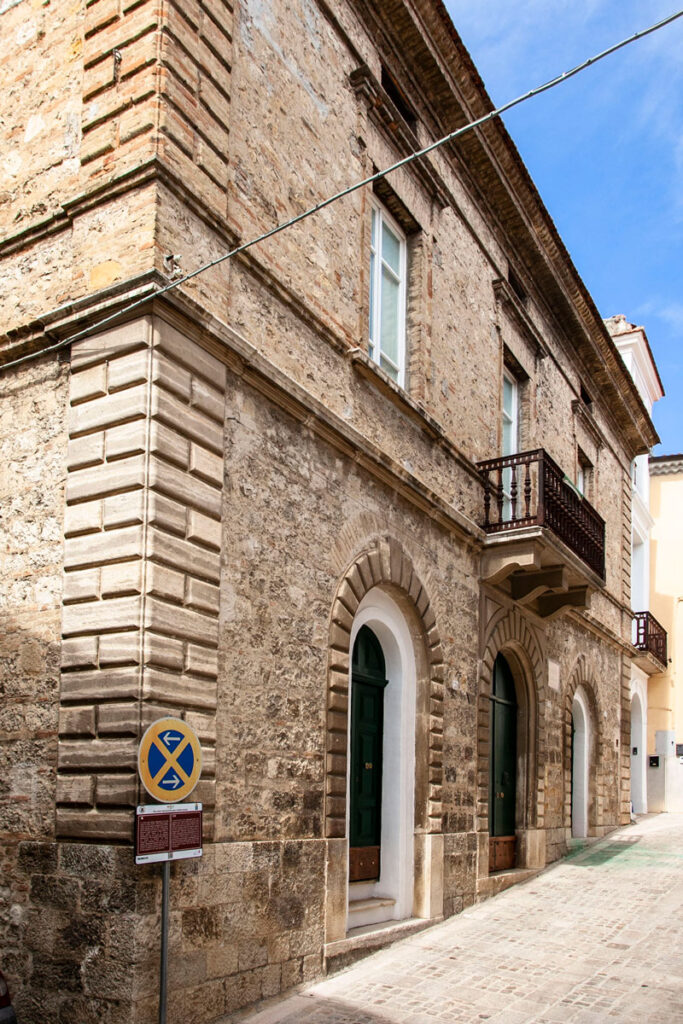 Facciata del palazzo Maggiopalma Christiziani - Larino