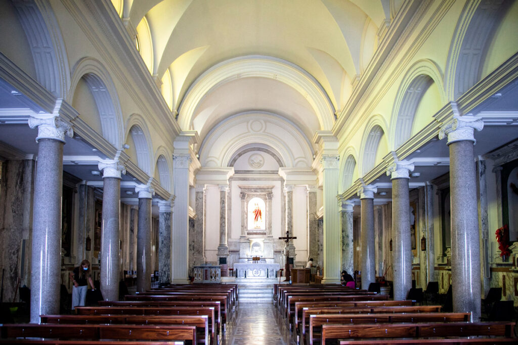 Interni della chiesa del Sacro Cuore di Gesù a Campobasso