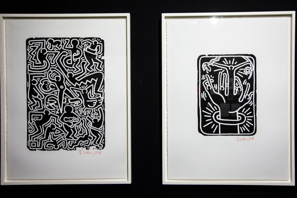 Litografie di Stones - Keith Haring