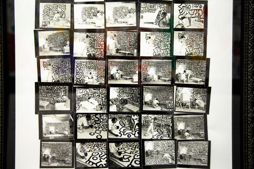 Provini per il ritratto di Keith Haring - Annie Leibovitz - 1986