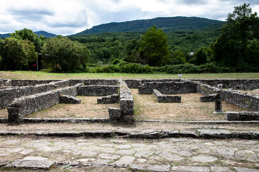 Resti archeologici di residenze private ad Altilia