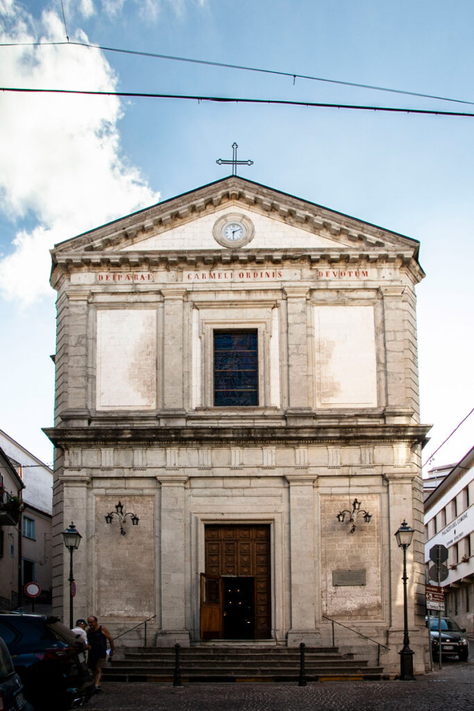 Facciata della chiesa della Santissima Annunziata - Agnone