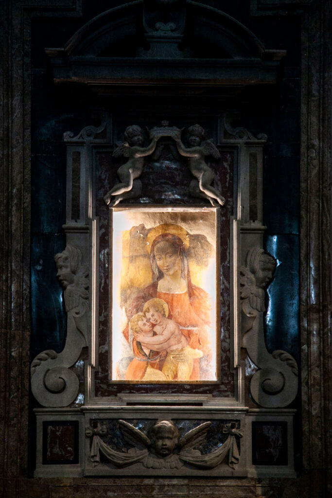 Affresco della Madonna di San Martino - Duomo di Montepulciano