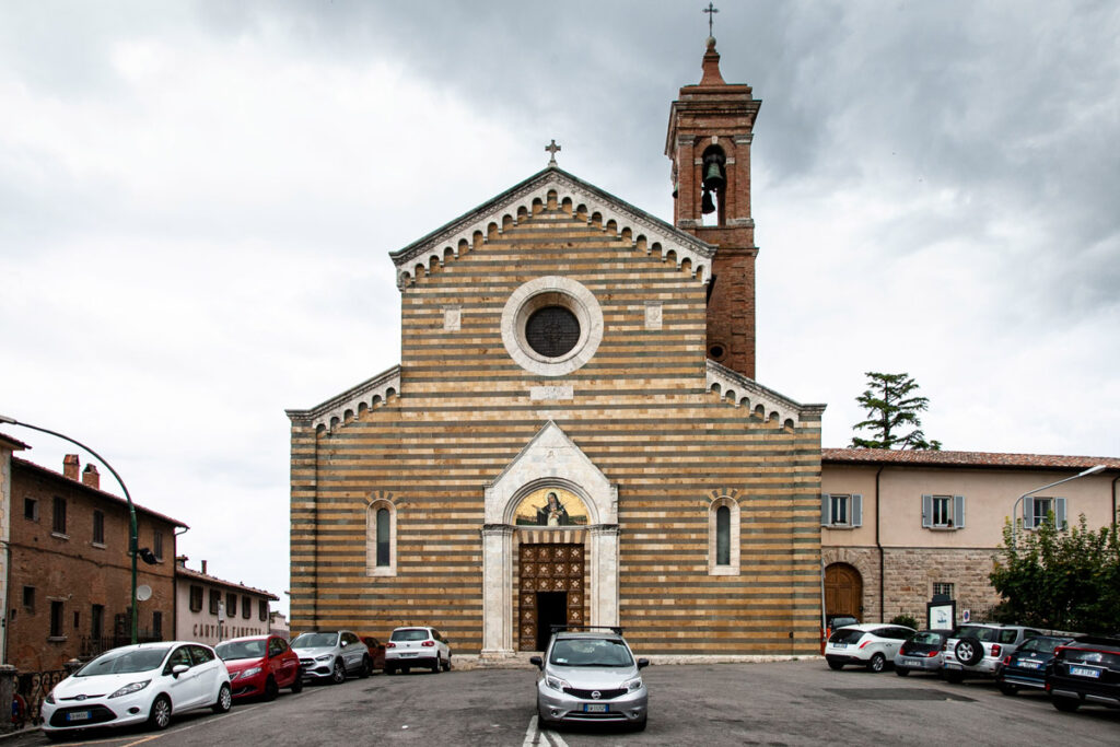 Facciata della chiesa di Sant'Agnese a Montepulciano