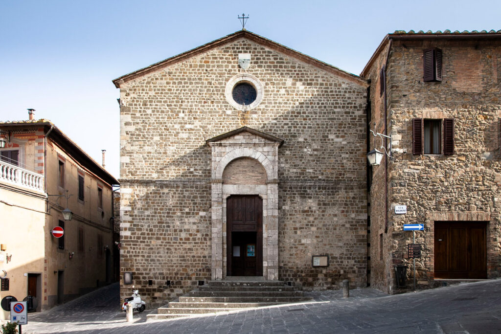 Facciata della chiesa di Sant'Egidio a Montalcino