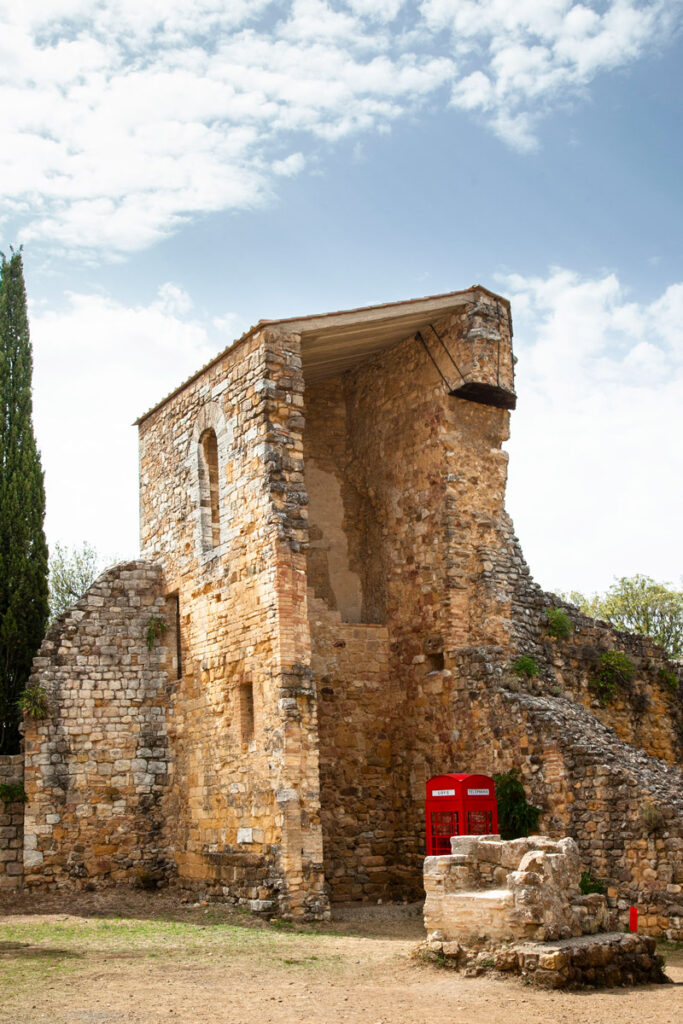 Torre del Cassero nella parte superiore degli Horti Leonini