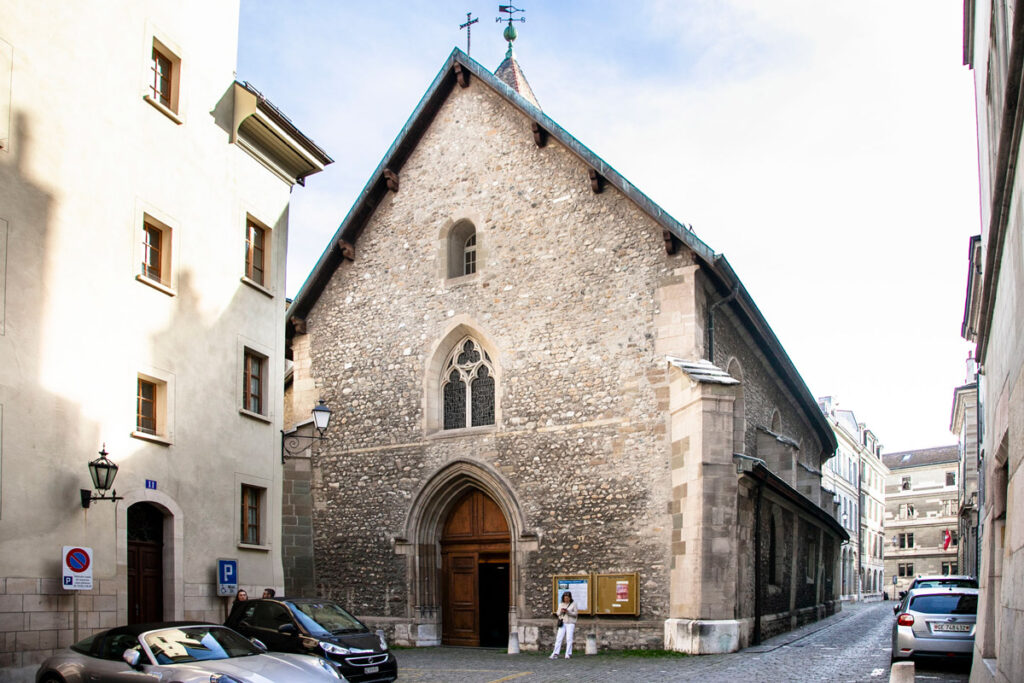 Facciata della chiesa di San Germano a Ginevra