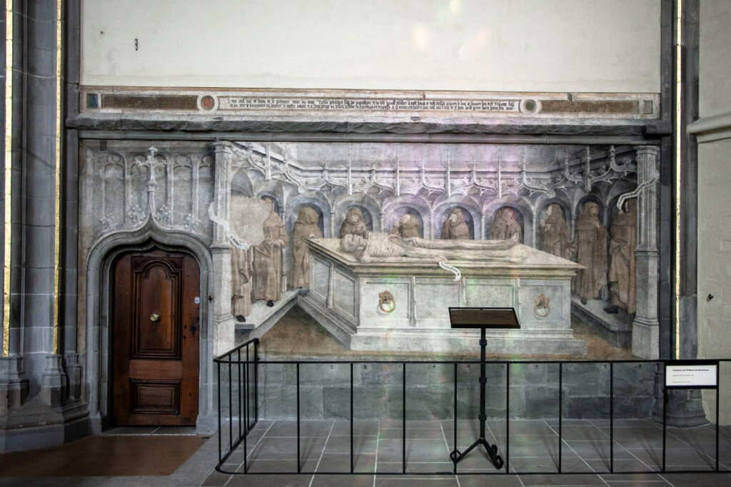 Murales con tomba di Philibert de Monthoux - Chiesa di San Maurizio