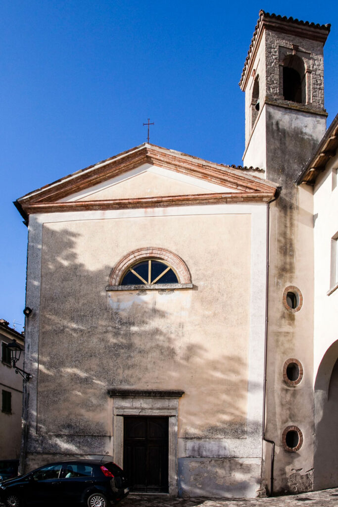 Facciata e campaniela della chiesa di San Filippo - Pennabilli