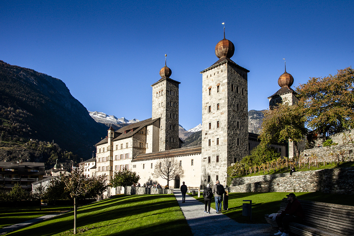 Tre torri del castello Stockalper