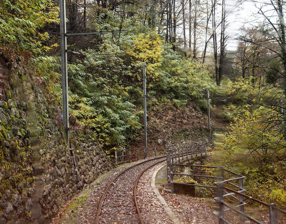 Autunno sul treno del foliage