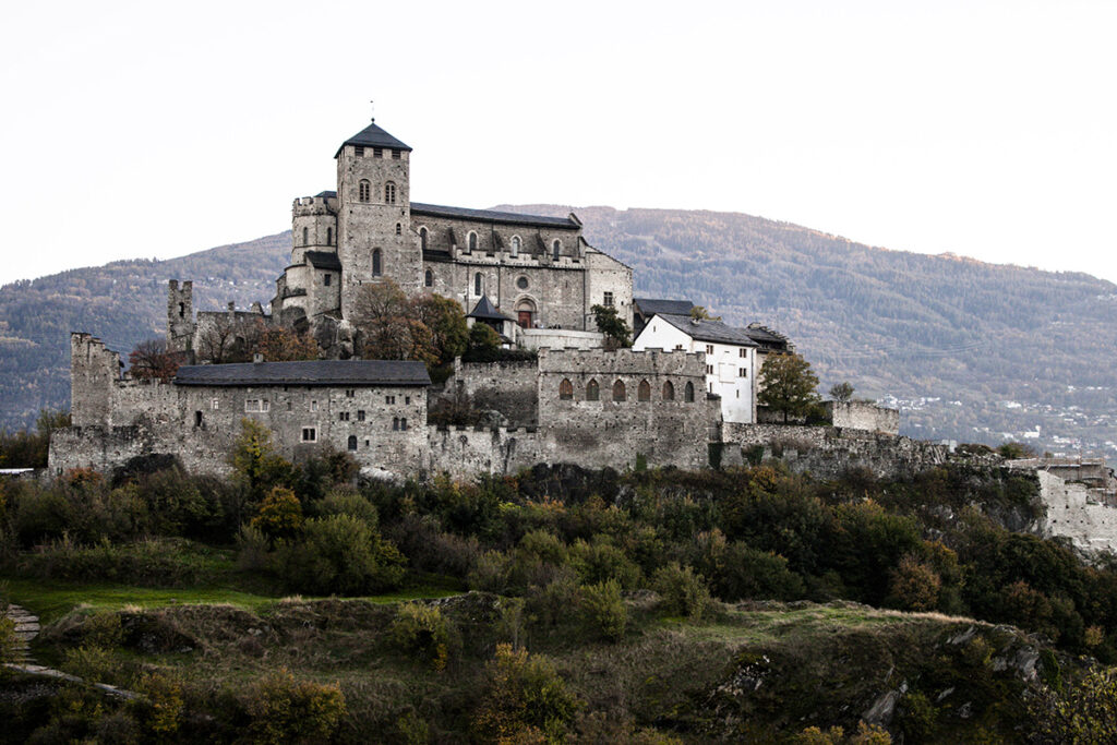 Castello Valére di Sion e antica abbazia