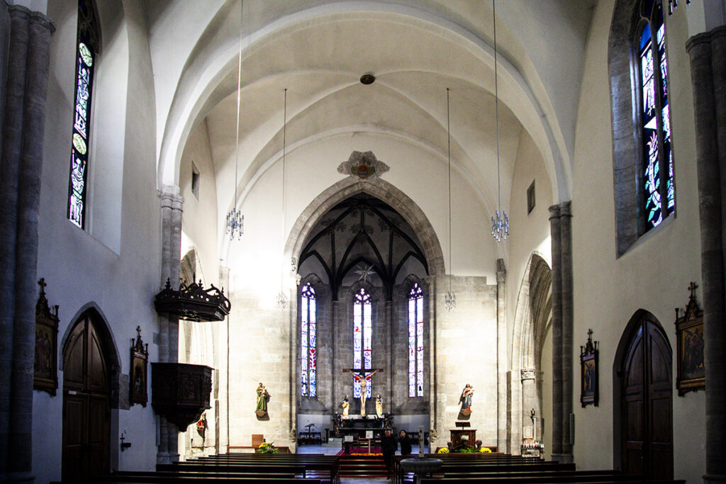 Interni della chiesa di San Teudule