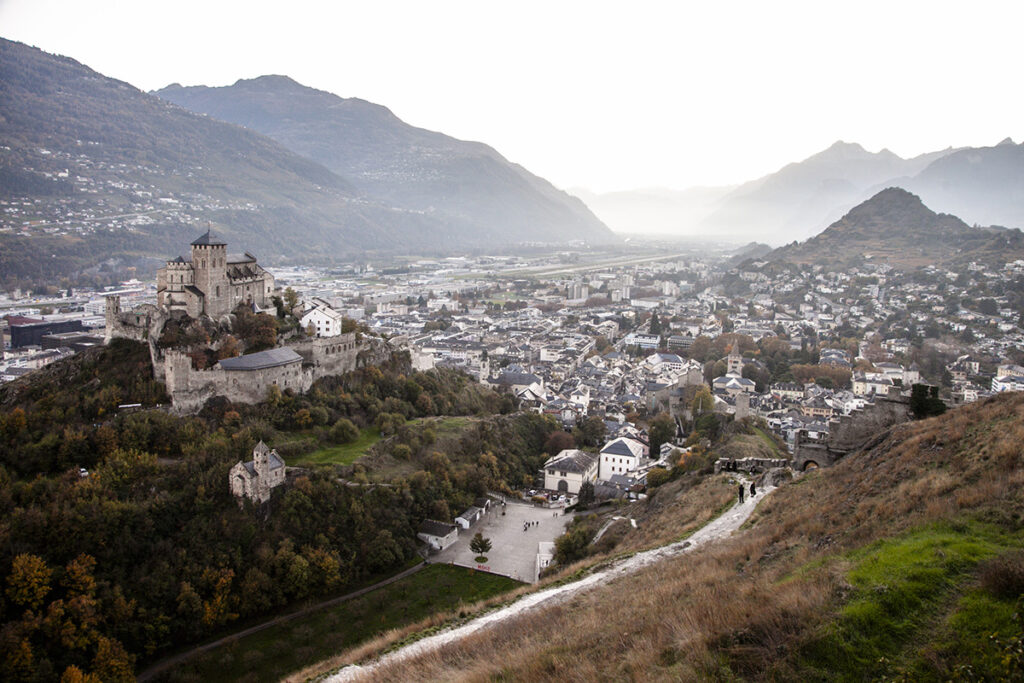 Sion - Panorama dai castelli